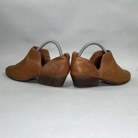 Frye Women's Rowen Slip-On Leather Ankle Booties - Picture 7 of 13